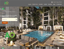 Tablet Screenshot of aosantamonica.com